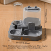 product-open-51a5ef0e62cd4a2d948396a8f1a9cd6c-goods Automatic Gravity-Fed Cat & Dog Feeder and Water Dispenser Combo with Name/Text Personalization - Dual Wet/Dry & Water System, Auto Refill (No Batteries), -Spill, Suitable for Kittens and Puppies