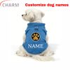 product-open-5d17645769d44f61925049cba8131bd9-goods Golden Glitter Paw Print D-Ring Dog Clothes, All-Season Warm and Comfortable Vest, Personalized Pet Apparel for Small Dogs, Cat and Dog Gift