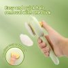1pc Customizable Name Cat Bathing And Massage Brush - Self-Cleaning Pet Grooming Comb for Shedding, Pink And Green, Soft PP Material, Gentle on Cats, Ideal for Bathing And Hair Removal, Cat Grooming, Perfect Gift Choice
