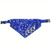 product-open-70d2dbb6269548d7a496d3ddc60ed228-goods Custom Stylish Print Dog Bandana, Personalized Adjustable Dog Collar Pet Saliva Towel Dog Costume Necklace for and Medium Sized Dogs for Stocking Stuffers, Ideal Gift for Pets
