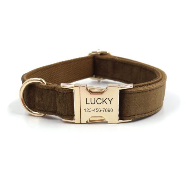 Dog Collar Personalized - with Personalized ID Tag, Customize Pet Name and Owner Information, Comfortable And SmoothTactile Feel, Dog Collars for Medium Dogs, Dog Collars Large Breed, Collar Gift for Dog