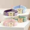 Dog Collar Personalized - with Personalized ID Tag, Customize Pet Name and Owner Information, Comfortable And SmoothTactile Feel, Dog Collars for Medium Dogs, Dog Collars Large Breed, Collar Gift for Dog