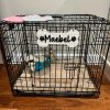 1pc Personalized Dog House Nameplate, Dog Door Sign, Custom Pet Name, Bone-Shaped Cage Tag, Name Tag with Paw Print, Custom Gift for Cat And Dog Lovers, Cage Nameplate