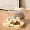 product-open-89de444f1ab54cbe8b5af9092d7a6ca0-goods Automatic Gravity-Fed Cat & Dog Feeder and Water Dispenser Combo with Name/Text Personalization - Dual Wet/Dry & Water System, Auto Refill (No Batteries), -Spill, Suitable for Kittens and Puppies