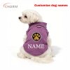 product-open-a329ebae837949a9b82389c265225d3f-goods Golden Glitter Paw Print D-Ring Dog Clothes, All-Season Warm and Comfortable Vest, Personalized Pet Apparel for Small Dogs, Cat and Dog Gift