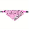 product-open-c83eed68e45945fc8702d79ace693f47-goods Custom Stylish Print Dog Bandana, Personalized Adjustable Dog Collar Pet Saliva Towel Dog Costume Necklace for and Medium Sized Dogs for Stocking Stuffers, Ideal Gift for Pets