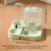 product-open-d718163e3f6c4596bd87d21cf4fdc3e9-goods Automatic Gravity-Fed Cat & Dog Feeder and Water Dispenser Combo with Name/Text Personalization - Dual Wet/Dry & Water System, Auto Refill (No Batteries), -Spill, Suitable for Kittens and Puppies