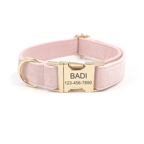 Dog Collar Personalized - with Personalized ID Tag, Customize Pet Name and Owner Information, Comfortable And SmoothTactile Feel, Dog Collars for Medium Dogs, Dog Collars Large Breed, Collar Gift for Dog