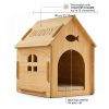 product-open-dad7f40e9dda49959b422910e05aa5d2-goods Custom Engraved Pet Name Modular Assembled Wooden Indoor Cat House, Personalized Fish Cutout & Window Cozy Shelter, Rustic, Spacious Private Nest for Furry Friends, Unique Gift to Build Warm Exclusive Space for Beloved Cats