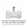 Custom Cuban Chain Dog Collar with Engravable Name and Phone Number Tag | Suitable for Small Medium Large Dogs | Pet Lover's Custom Gift · Cat Collar & Pet Identification Accessories