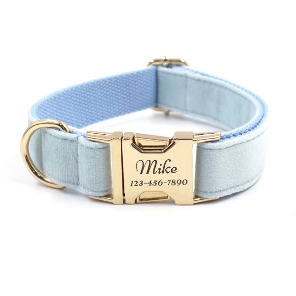 Dog Collar Personalized - with Personalized ID Tag, Customize Pet Name and Owner Information, Comfortable And SmoothTactile Feel, Dog Collars for Medium Dogs, Dog Collars Large Breed, Collar Gift for Dog