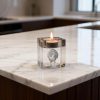 Pet Memorial Custom 3D Crystal Photo Candle Holder: Engraved Tealight Gift, Photo Crystal Candle Holder, Laser Engraved Pet Memorial Gift, Eternal Keepsake, Anniversary Gift